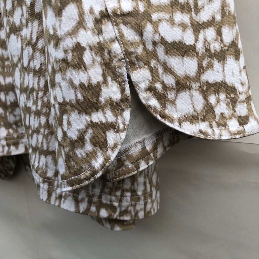 Ruby Rd. Snakeskin Jeweled Collarless Button Down… - image 7